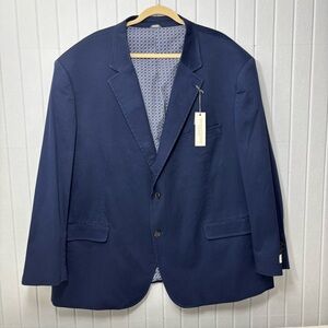 Oak‎ Hill Men's Classic Navy Blazer Size 3XLT / 54/56 New